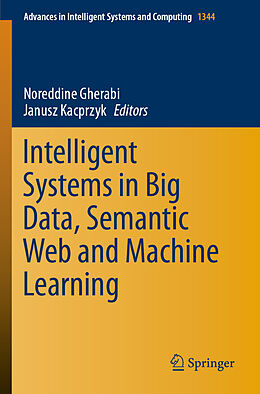 Couverture cartonnée Intelligent Systems in Big Data, Semantic Web and Machine Learning de 