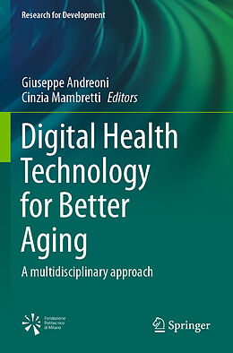 Couverture cartonnée Digital Health Technology for Better Aging de 