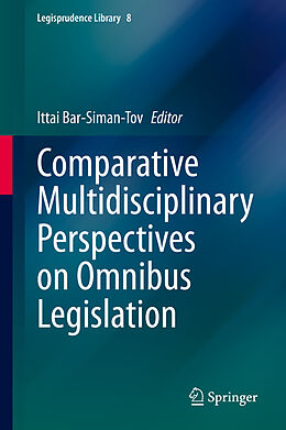 eBook (pdf) Comparative Multidisciplinary Perspectives on Omnibus Legislation de 