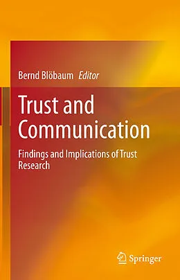 E-Book (pdf) Trust and Communication von 