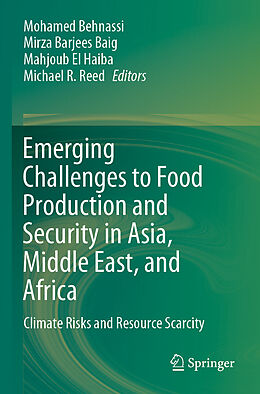 Couverture cartonnée Emerging Challenges to Food Production and Security in Asia, Middle East, and Africa de 