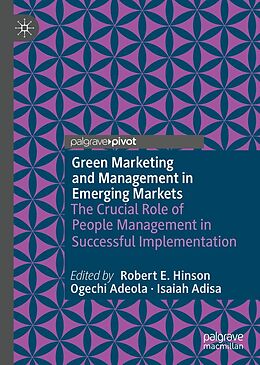 eBook (pdf) Green Marketing and Management in Emerging Markets de 