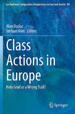 Couverture cartonnée Class Actions in Europe de 
