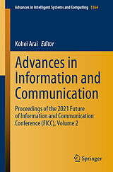 Kartonierter Einband Advances in Information and Communication von 
