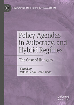 Couverture cartonnée Policy Agendas in Autocracy, and Hybrid Regimes de 