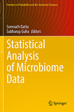 Couverture cartonnée Statistical Analysis of Microbiome Data de 