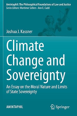 Couverture cartonnée Climate Change and Sovereignty de Joshua J. Kassner