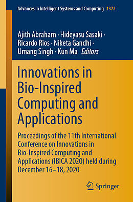 Couverture cartonnée Innovations in Bio-Inspired Computing and Applications de 