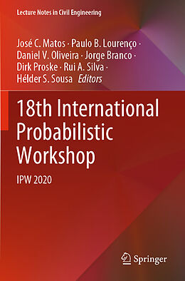 Kartonierter Einband 18th International Probabilistic Workshop von 