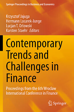 Couverture cartonnée Contemporary Trends and Challenges in Finance de 