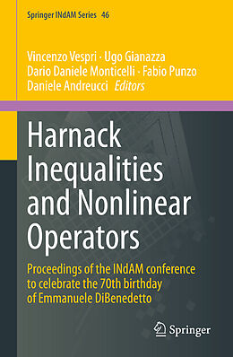 Livre Relié Harnack Inequalities and Nonlinear Operators de 