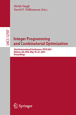 Couverture cartonnée Integer Programming and Combinatorial Optimization de 