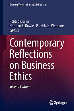 Livre Relié Contemporary Reflections on Business Ethics de Ronald Duska