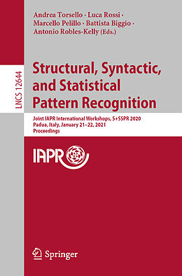 Kartonierter Einband Structural, Syntactic, and Statistical Pattern Recognition von 