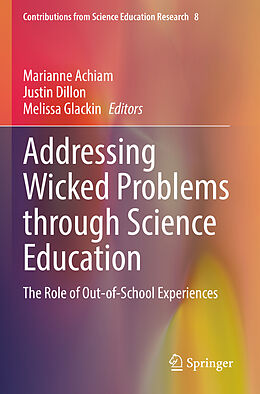 Couverture cartonnée Addressing Wicked Problems through Science Education de 