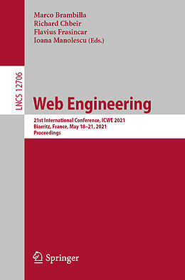 Couverture cartonnée Web Engineering de 