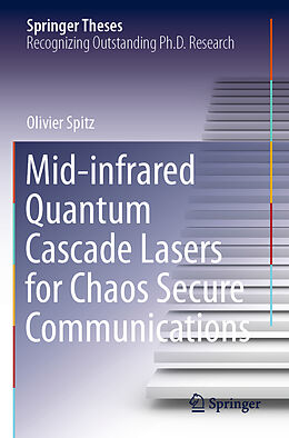 Kartonierter Einband Mid-infrared Quantum Cascade Lasers for Chaos Secure Communications von Olivier Spitz