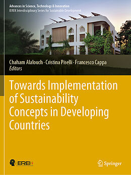 Couverture cartonnée Towards Implementation of Sustainability Concepts in Developing Countries de 