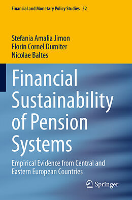 Couverture cartonnée Financial Sustainability of Pension Systems de Stefania Amalia Jimon, Nicolae Baltes, Florin Cornel Dumiter