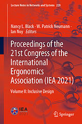 E-Book (pdf) Proceedings of the 21st Congress of the International Ergonomics Association (IEA 2021) von 