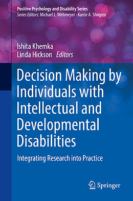 E-Book (pdf) Decision Making by Individuals with Intellectual and Developmental Disabilities von 