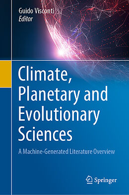 Livre Relié Climate, Planetary and Evolutionary Sciences de 