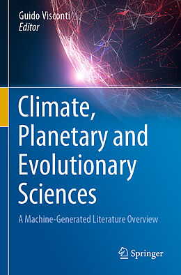 Couverture cartonnée Climate, Planetary and Evolutionary Sciences de 