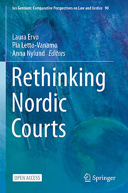 Couverture cartonnée Rethinking Nordic Courts de 