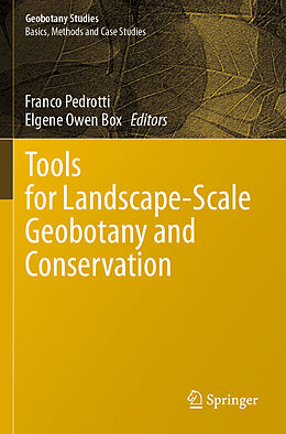 Couverture cartonnée Tools for Landscape-Scale Geobotany and Conservation de 