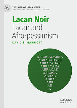 Livre Relié Lacan Noir de David S Marriott