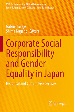 Couverture cartonnée Corporate Social Responsibility and Gender Equality in Japan de 