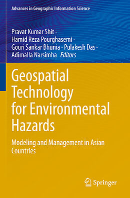 Couverture cartonnée Geospatial Technology for Environmental Hazards de 