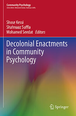 Couverture cartonnée Decolonial Enactments in Community Psychology de 