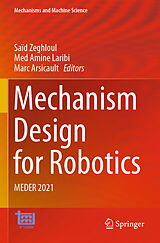 Couverture cartonnée Mechanism Design for Robotics de 