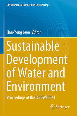 Couverture cartonnée Sustainable Development of Water and Environment de 