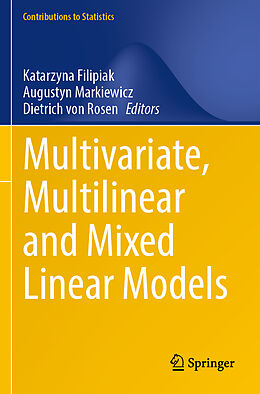 Couverture cartonnée Multivariate, Multilinear and Mixed Linear Models de 