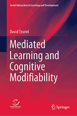 Livre Relié Mediated Learning and Cognitive Modifiability de David Tzuriel