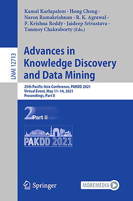 Couverture cartonnée Advances in Knowledge Discovery and Data Mining de 