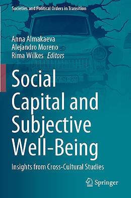 Couverture cartonnée Social Capital and Subjective Well-Being de 