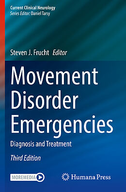 Couverture cartonnée Movement Disorder Emergencies de 