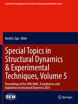 Couverture cartonnée Special Topics in Structural Dynamics & Experimental Techniques, Volume 5 de 