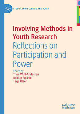 Couverture cartonnée Involving Methods in Youth Research de 