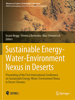 Couverture cartonnée Sustainable Energy-Water-Environment Nexus in Deserts de 