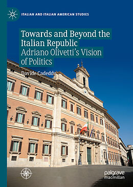 Livre Relié Towards and Beyond the Italian Republic de Davide Cadeddu