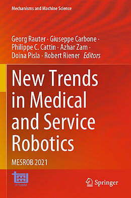 Couverture cartonnée New Trends in Medical and Service Robotics de 