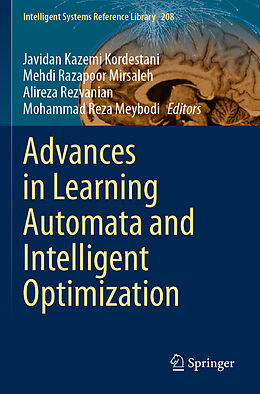 Couverture cartonnée Advances in Learning Automata and Intelligent Optimization de 