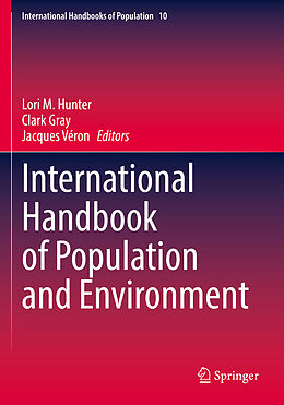 Couverture cartonnée International Handbook of Population and Environment de 