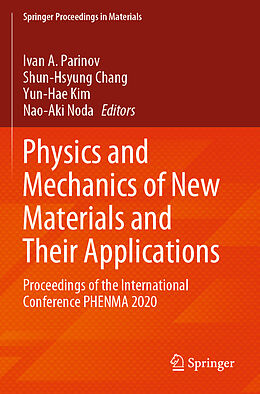 Couverture cartonnée Physics and Mechanics of New Materials and Their Applications de 