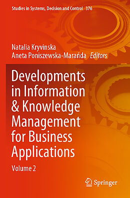 Couverture cartonnée Developments in Information & Knowledge Management for Business Applications de 