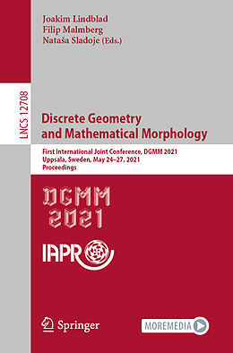 Couverture cartonnée Discrete Geometry and Mathematical Morphology de 